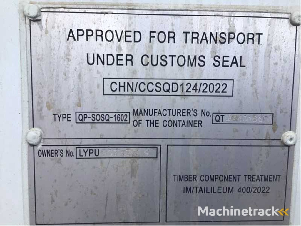 2024 - LYPU - 40 ft HQ High Cube - Lagercontainer mit 4 Seitentüren