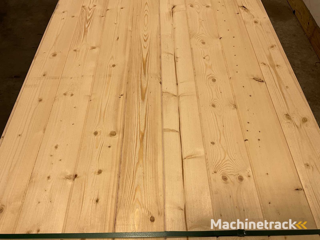 Fichten-Blockhausprofil Nut und Feder 330x14,5x2,8 cm (150x)