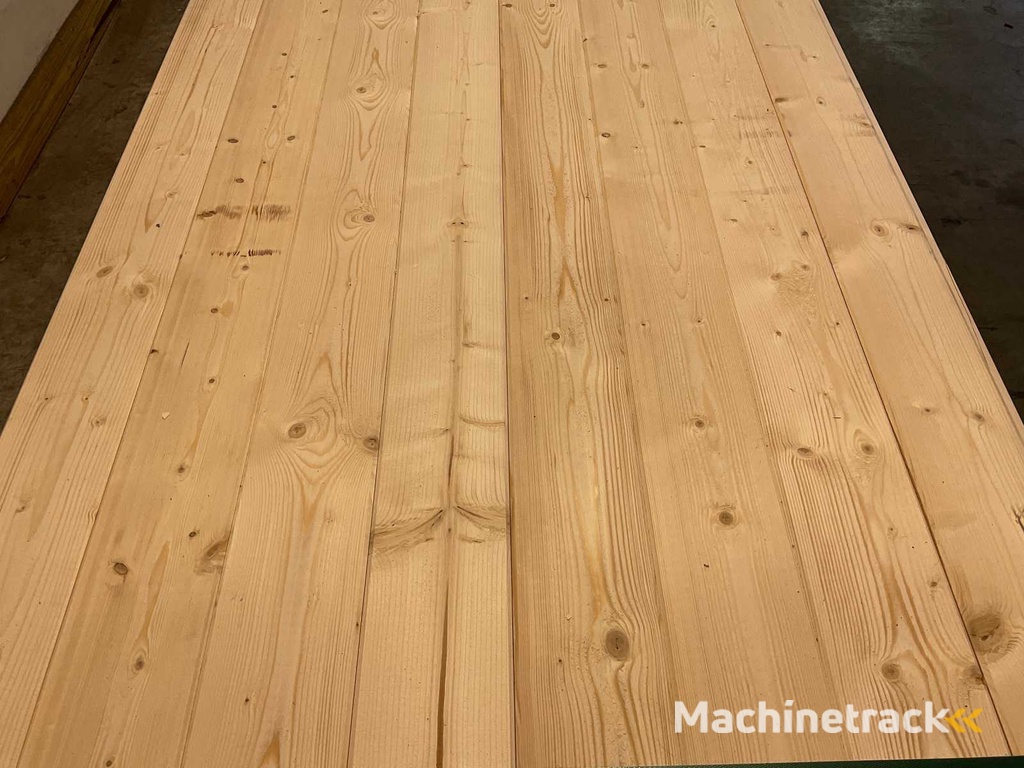 Fichten-Blockhausprofil Nut und Feder 330x14,5x2,8 cm (150x)