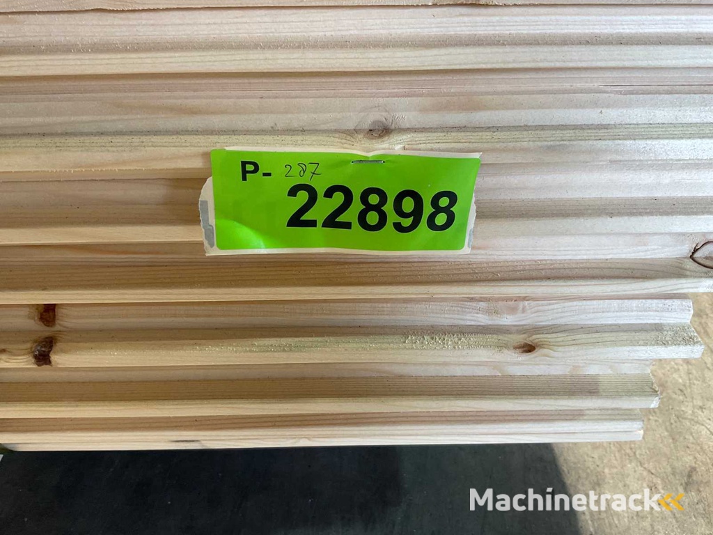 Fichten-Blockhausprofil Nut und Feder 330x14,5x2,8 cm (150x)