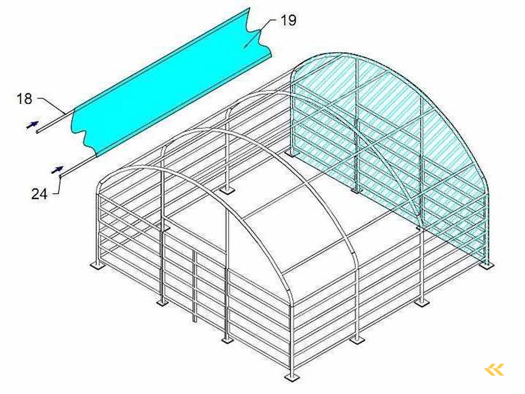 2025 - Easy-Going - (6x6x3,7 meter) - Tiergehege / Unterstand 6 Meter