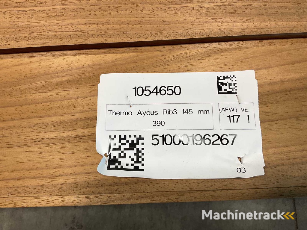 ThermoWood Ayous Rib3 Verkleidung 390x14,5x2,2 cm (30x)