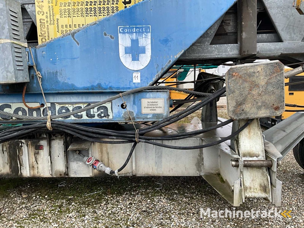 1994 Condecta Euro 3410 Oprichtende kraan zonder chassis