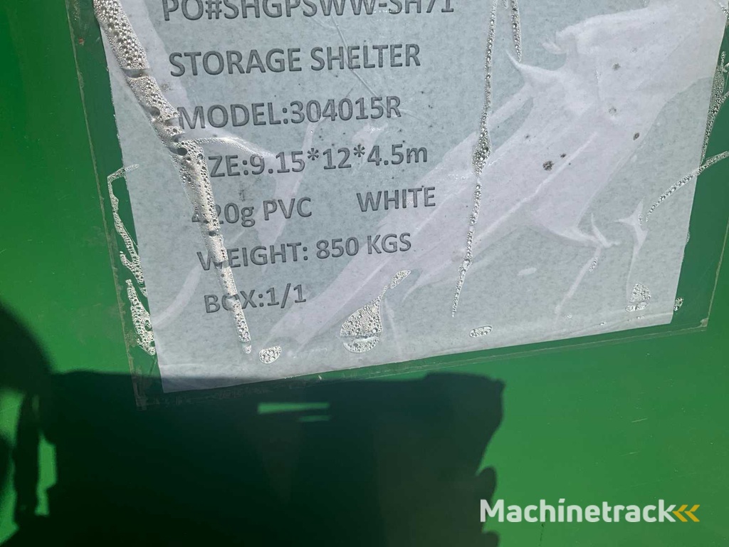 2025 - Easy-Going - (12x9,15x4,50 meter) - Garagenzelt / Lagerzelt 304015R