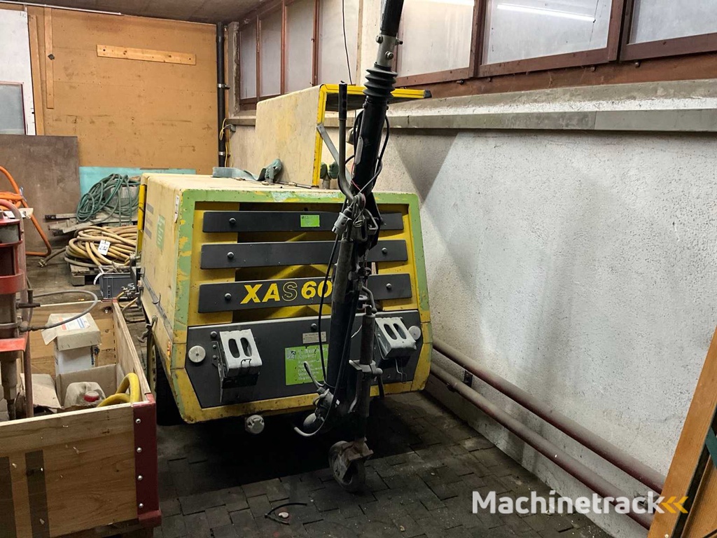 Atlas Copco XAS 60 Portable Compressor without Vehicle Registration