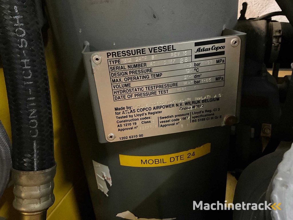 Atlas Copco XAS 60 Portable Compressor without Vehicle Registration