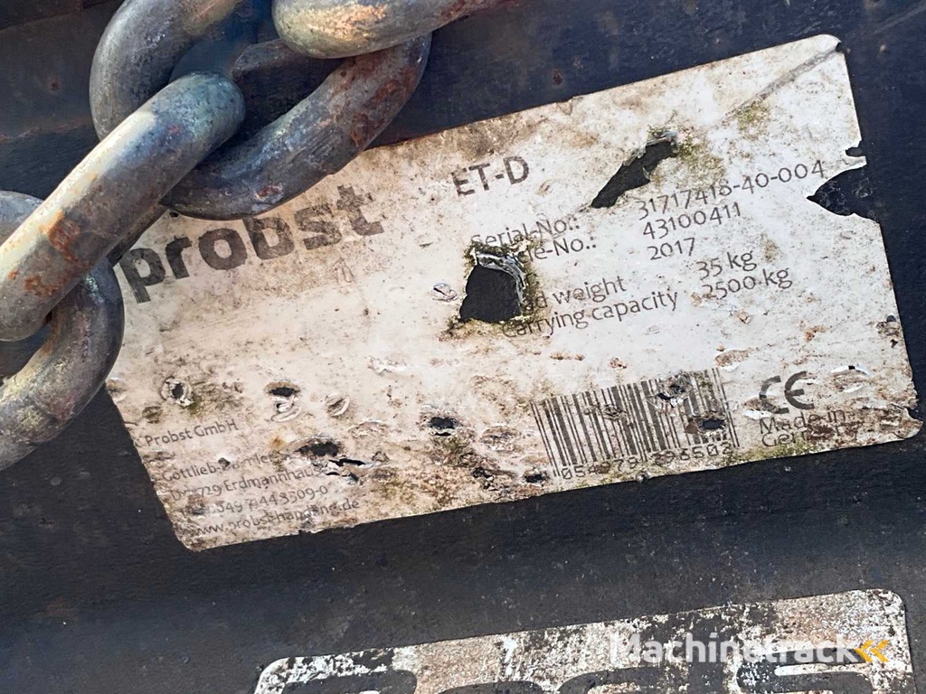 2017 Probst SG80 Mechanische blokkenklim