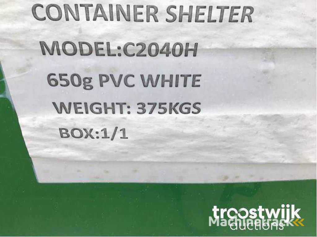 2025 - Easy-Going - 2024 - (6x6x2 meter) - Shelter overkapping / tent tussen 2 containers C2040H