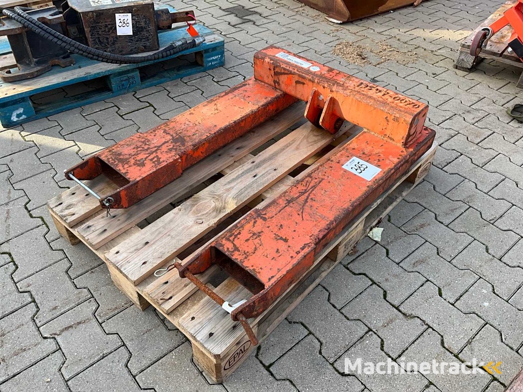 Heftruck vaste hijshaak