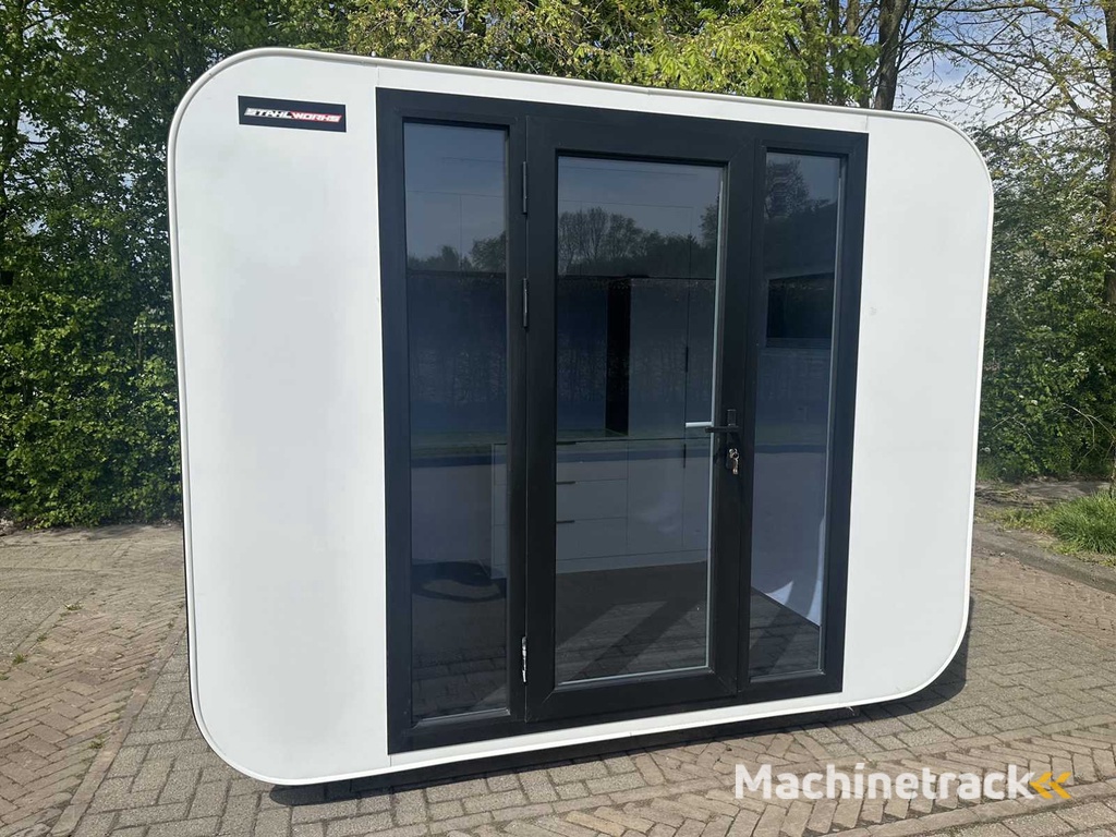 2025 Stahlworks Eco 3000 Wit Tiny house / Atelier / Kantoor