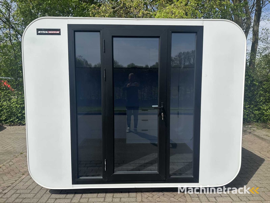2025 Stahlworks Eco 3000 Wit Tiny house / Atelier / Kantoor