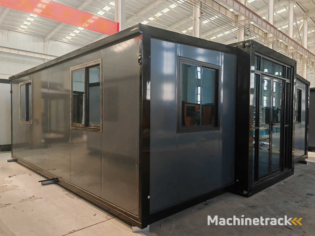 2025 Rhino Houses 36,5 m2  Zwart 2 slaapkamers, badkamer en keuken Mobiele woonunit / Tiny house