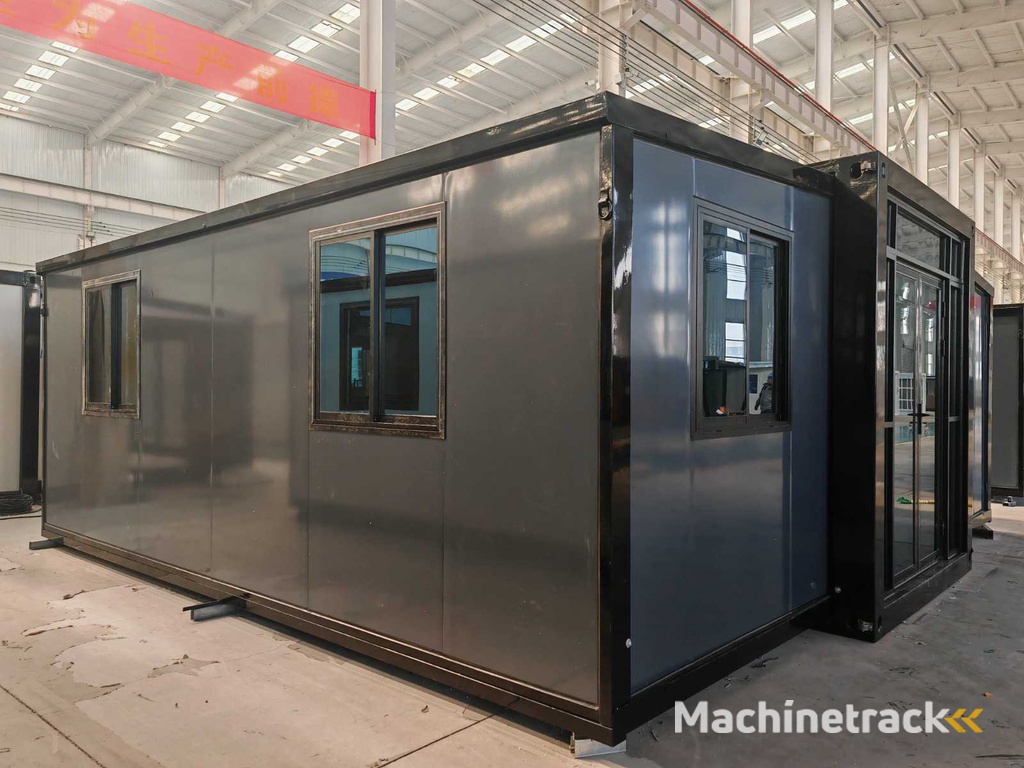 2025 Rhino Houses 36,5 m2  Zwart 2 slaapkamers, badkamer en keuken Mobiele woonunit / Tiny house