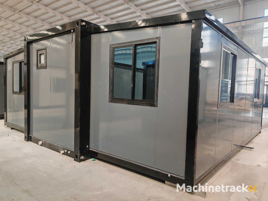 2025 Rhino Houses 36,5 m2  Zwart 2 slaapkamers, badkamer en keuken Mobiele woonunit / Tiny house