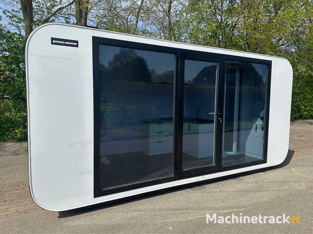 2025 Stahlworks Eco 5000 A Wit Tiny house / Atelier / Kantoor