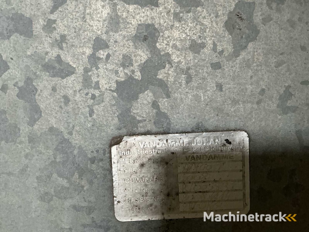 2008 Vandamme Johan A2700T Autoremorque