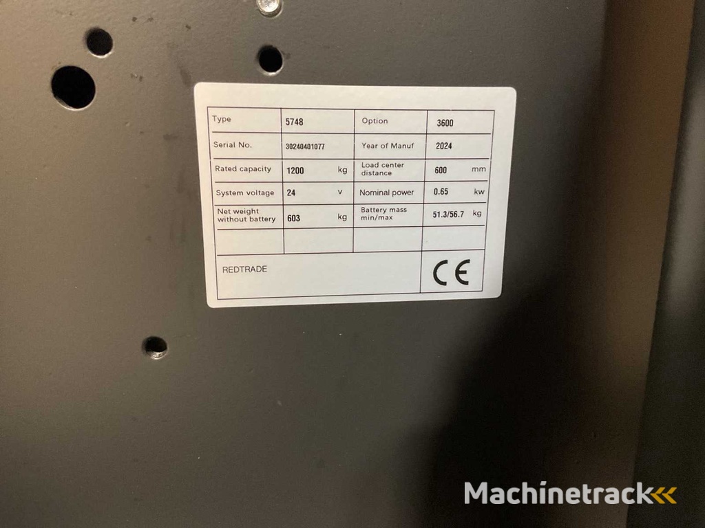 2025 - Noblelift 5748 Stapelaar