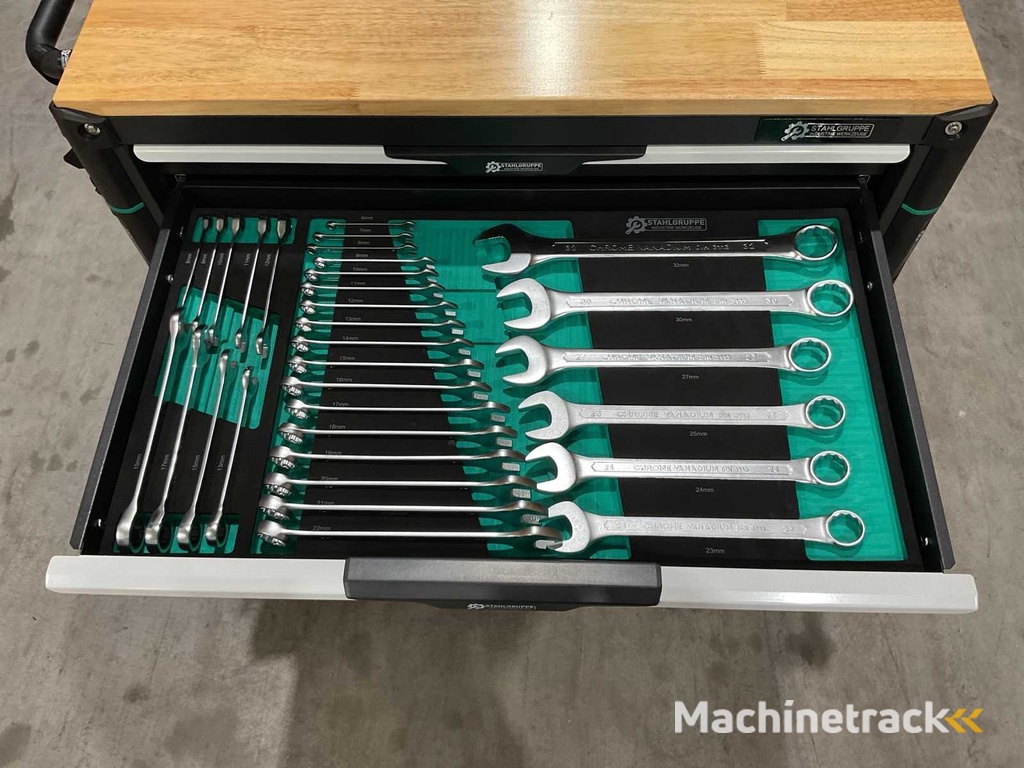 Stahlgruppe 7 Schubladen mit 307 Stück SG36 NL181477240227 Werkbank