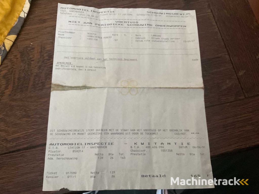 Landini R50 Oldtimer tractor