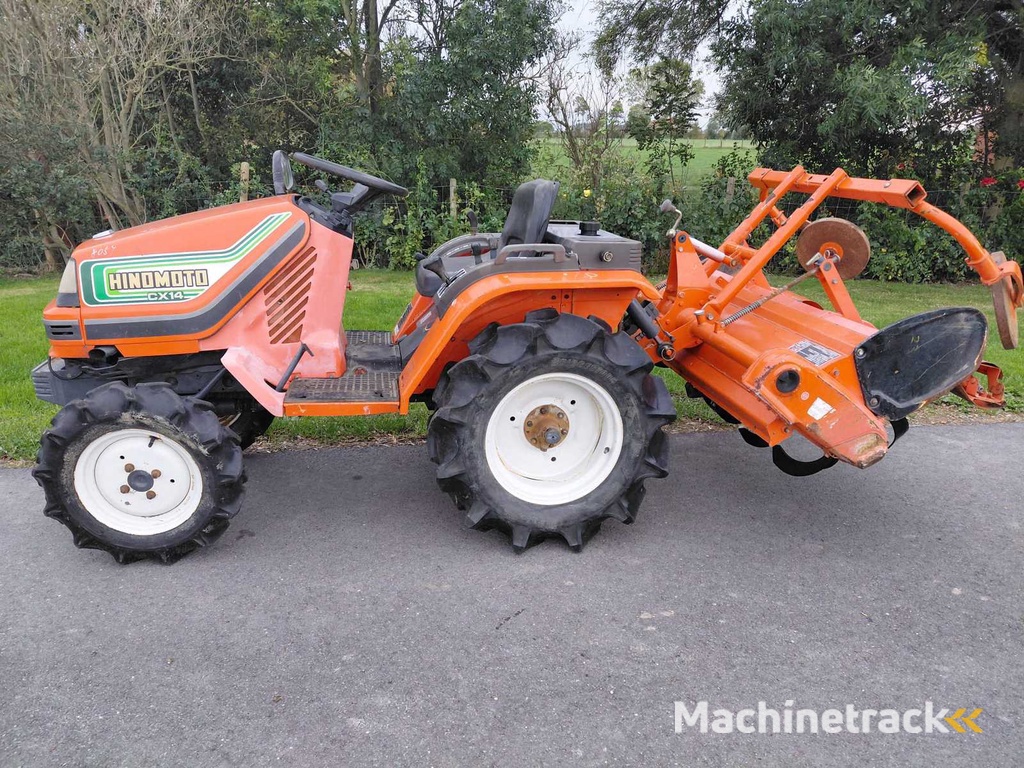 Hinomoto C14 All-wheel drive Mini tractor with tiller.
