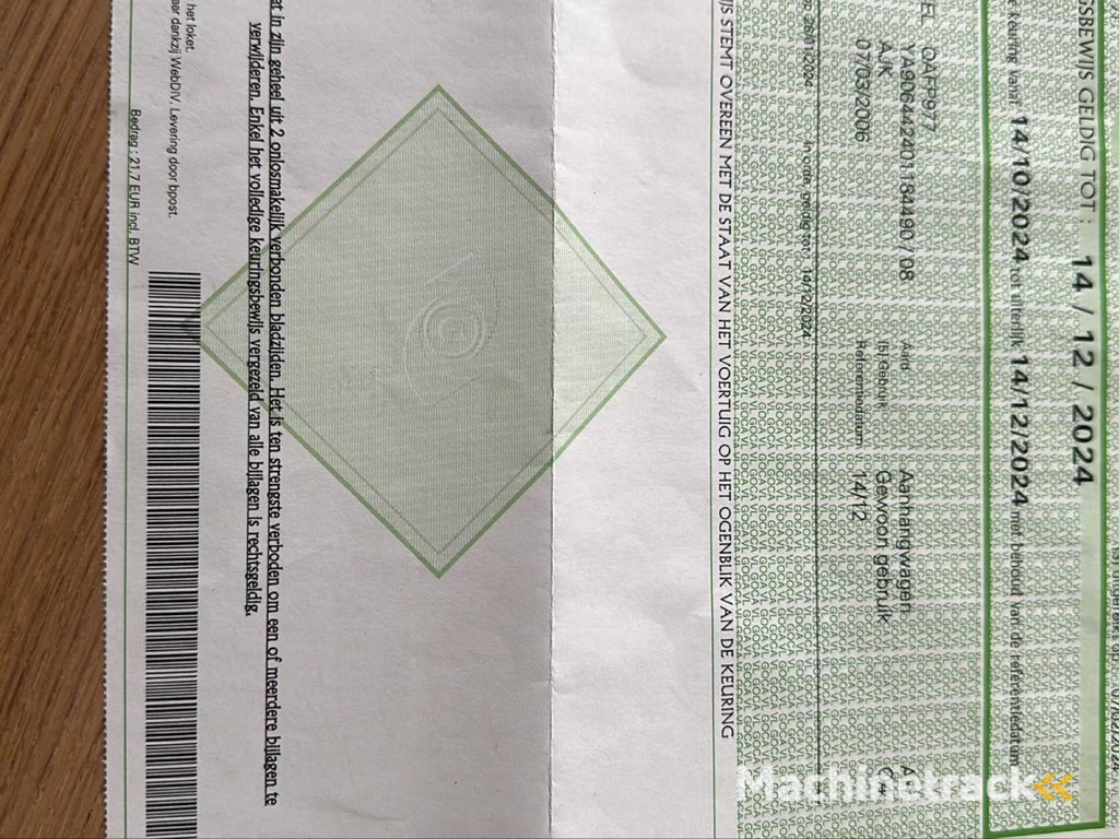 2006 AJK Container Trailer