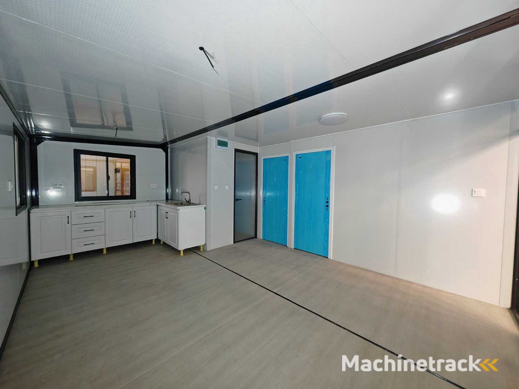 2025 Rhino-Houses 36,5 m2 Bruin 2 slaapkamers, badkamer en keuken Mobiele woonunit / Tiny house