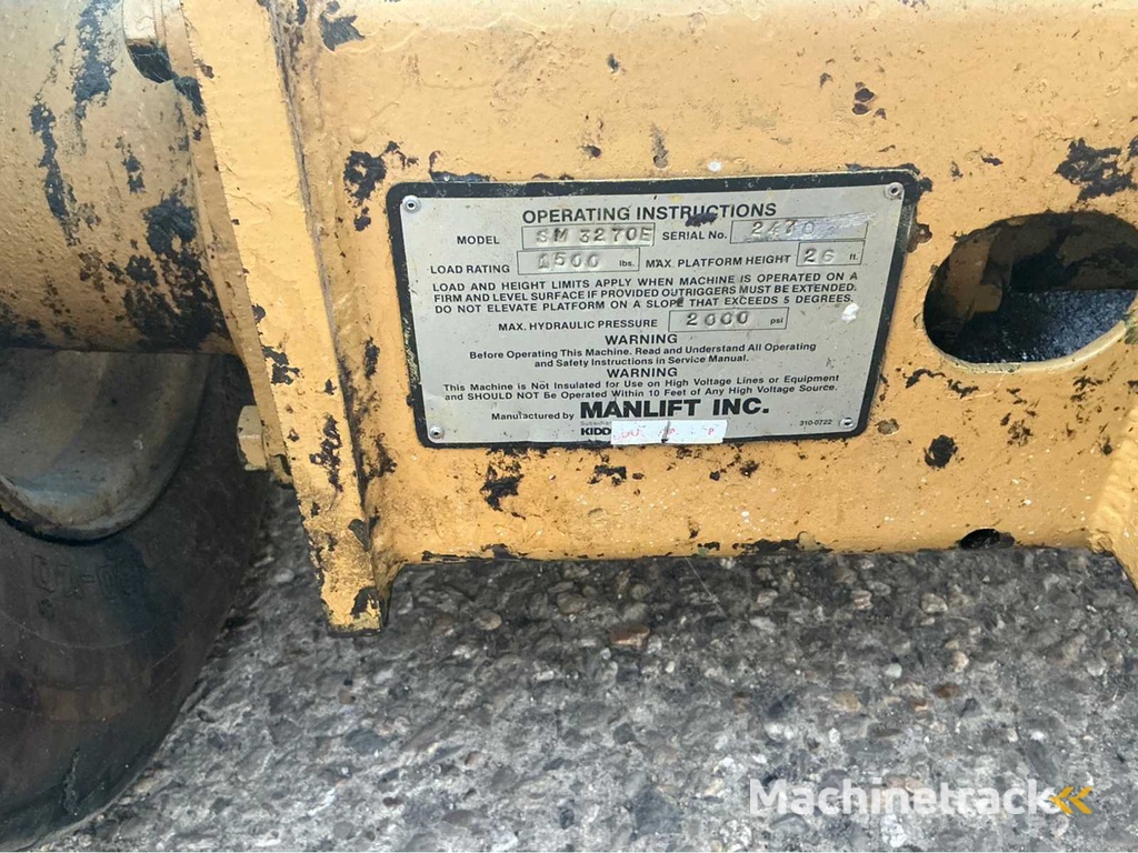 Manlift schaarlift SM3270E Hoogwerker