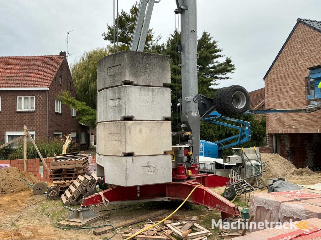 2019 Gru Dalbe HS 232 Mobiele kraan snelmontagekraan + extra’s