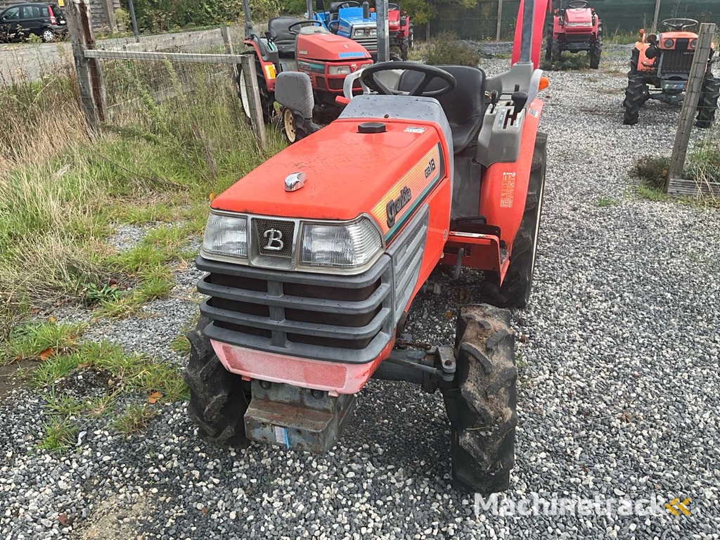 1987 Granbia GB18 mini tractor with 2020 Bel-Agro BX42 forage harvester