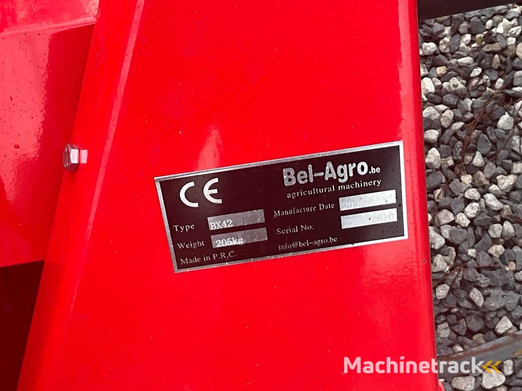 1987 Granbia GB18 mini tractor with 2020 Bel-Agro BX42 forage harvester