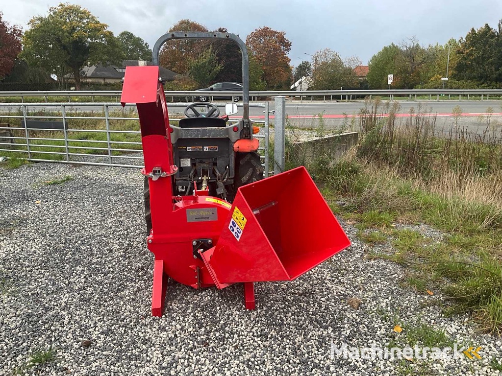 1987 Granbia GB18 mini tractor with 2020 Bel-Agro BX42 forage harvester