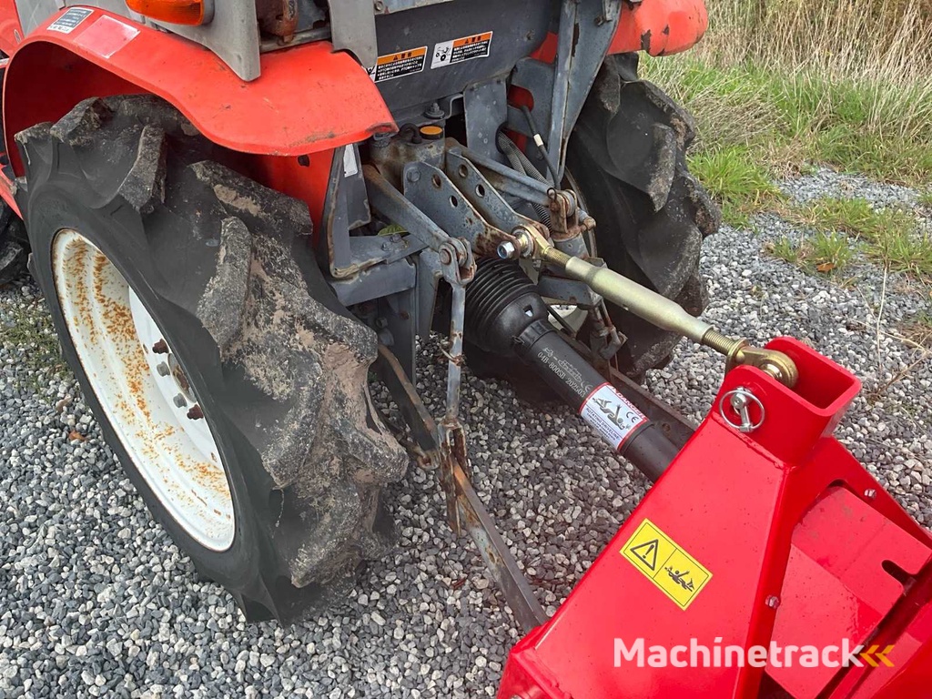1987 Granbia GB18 mini tractor with 2020 Bel-Agro BX42 forage harvester
