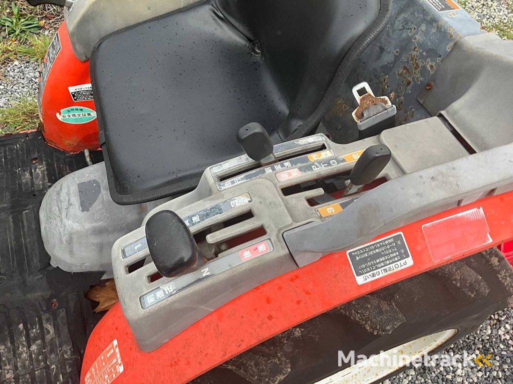 1987 Granbia GB18 mini tractor with 2020 Bel-Agro BX42 forage harvester