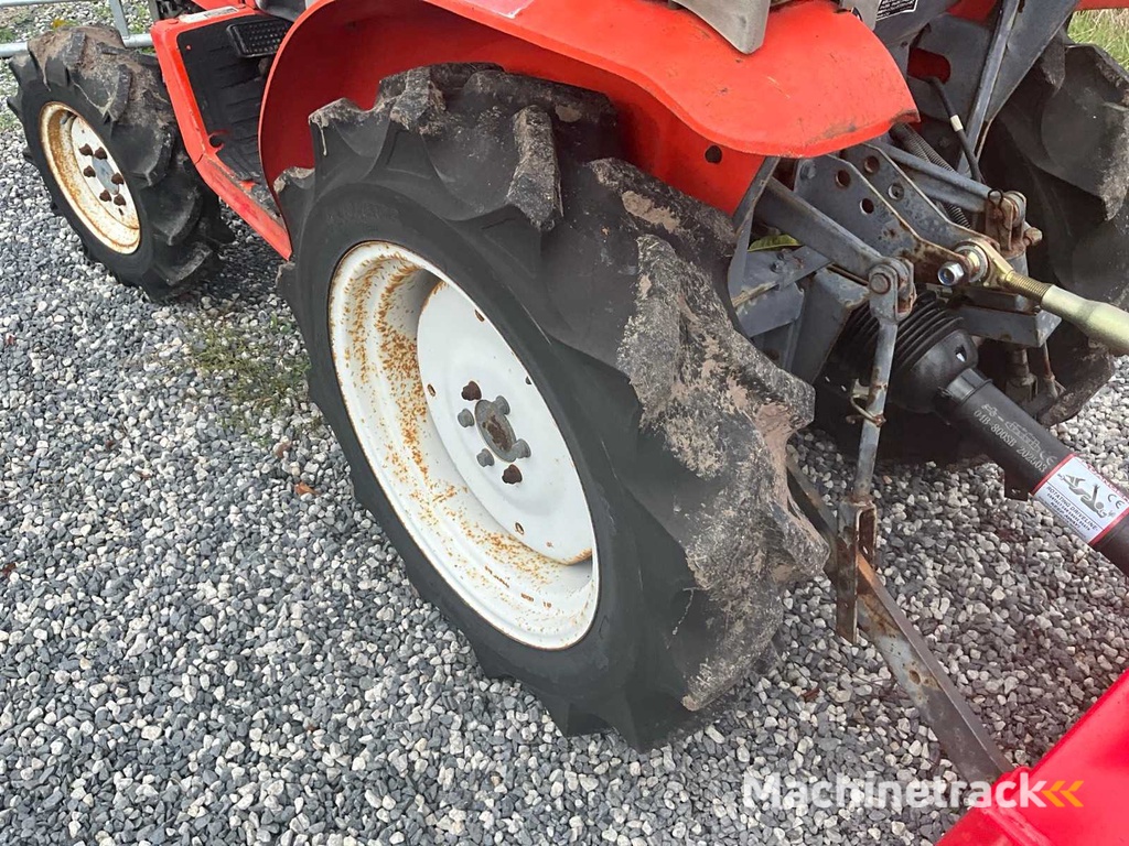 1987 Granbia GB18 mini tractor with 2020 Bel-Agro BX42 forage harvester