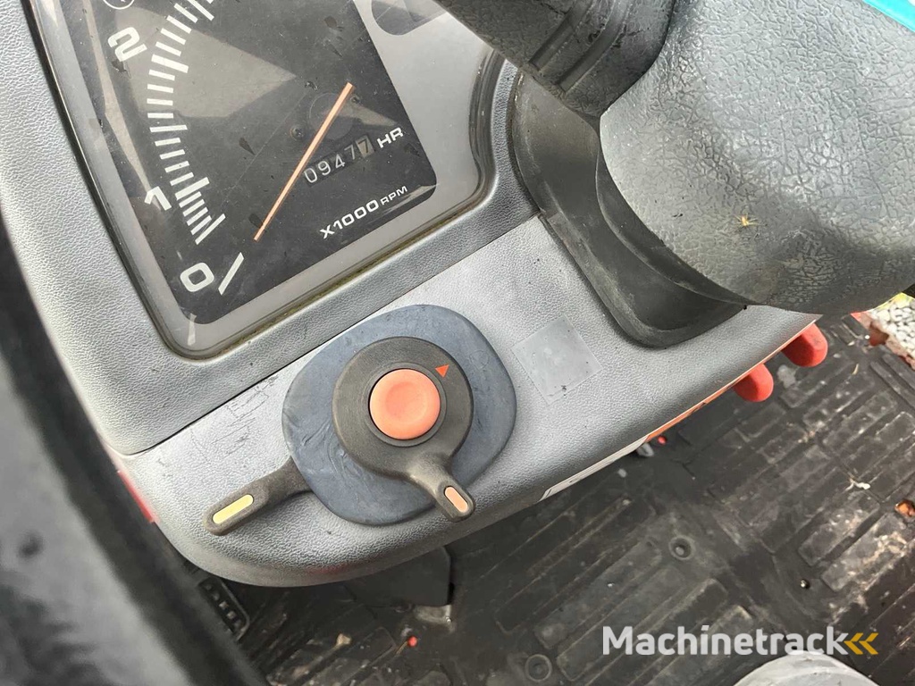 1987 Granbia GB18 mini tractor with 2020 Bel-Agro BX42 forage harvester