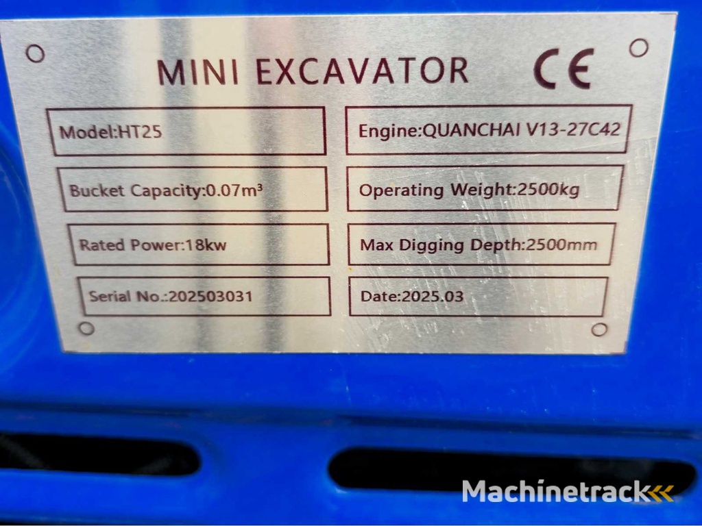 2025 - JPC HT25 Minigraafmachine