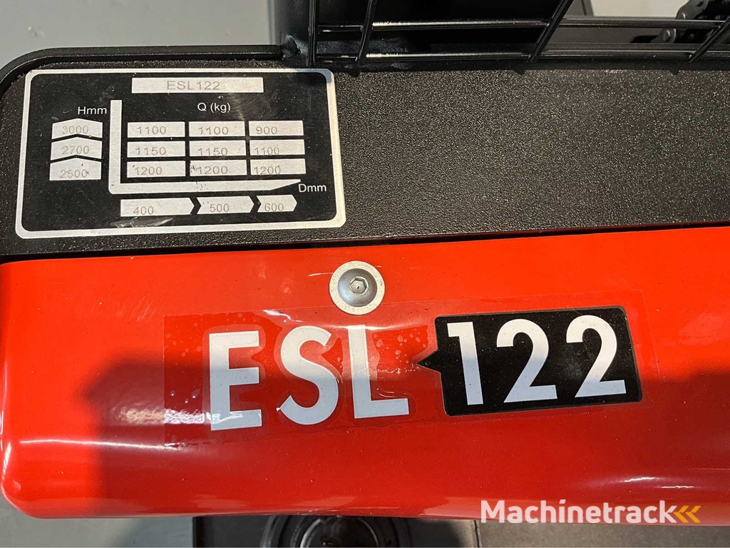 EP - ESL 122 3,0 meter - Stapelaar, interne lader, Li-on accu pakket