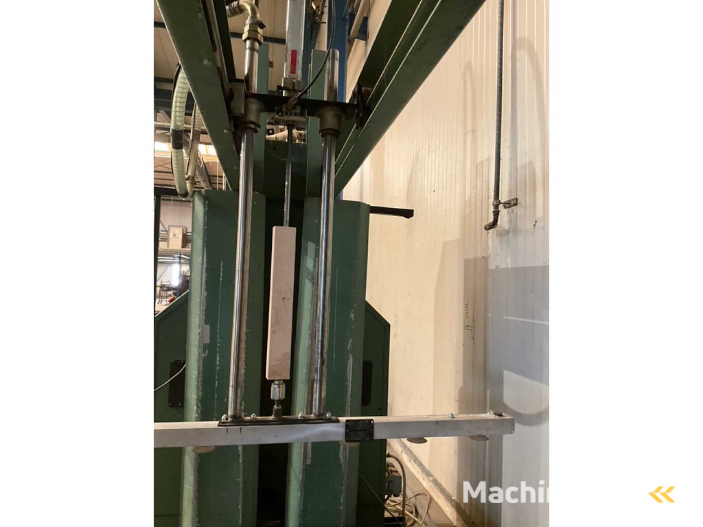 Automatische Vacuümheffer v.v. zuignappenbalk 120x5cm, lengte meetsysteem, heftafel 1.000kg