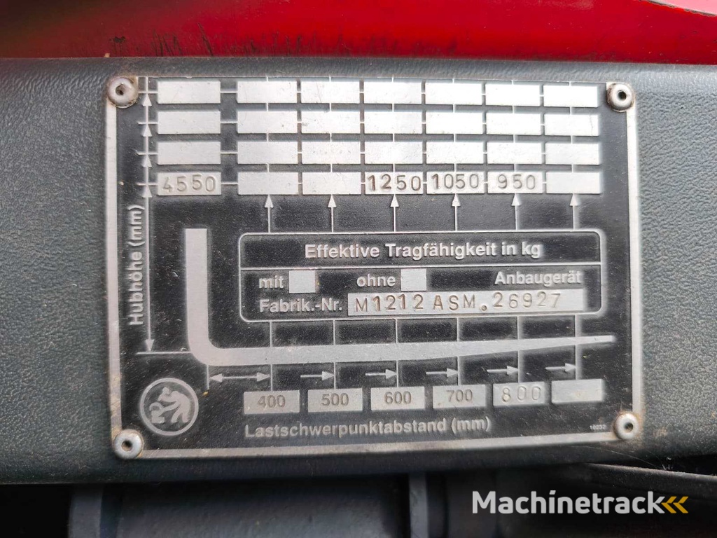 Sichelschmidt - M1212ASM - Reachtruck