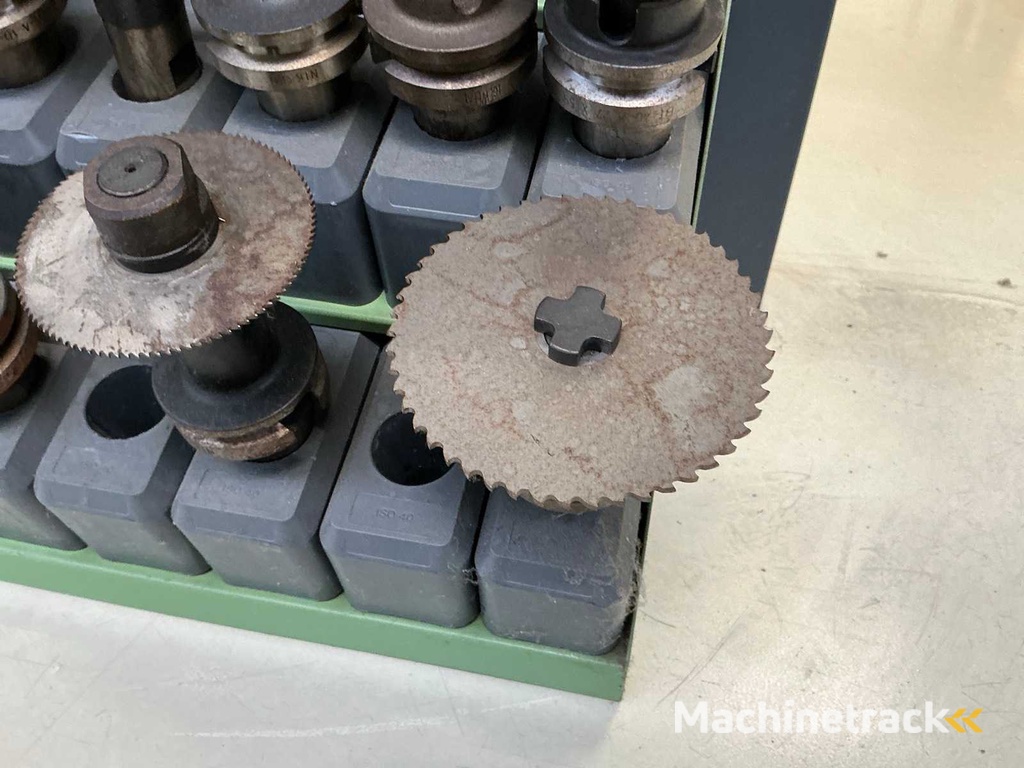 Lot BT40 Tool Holders