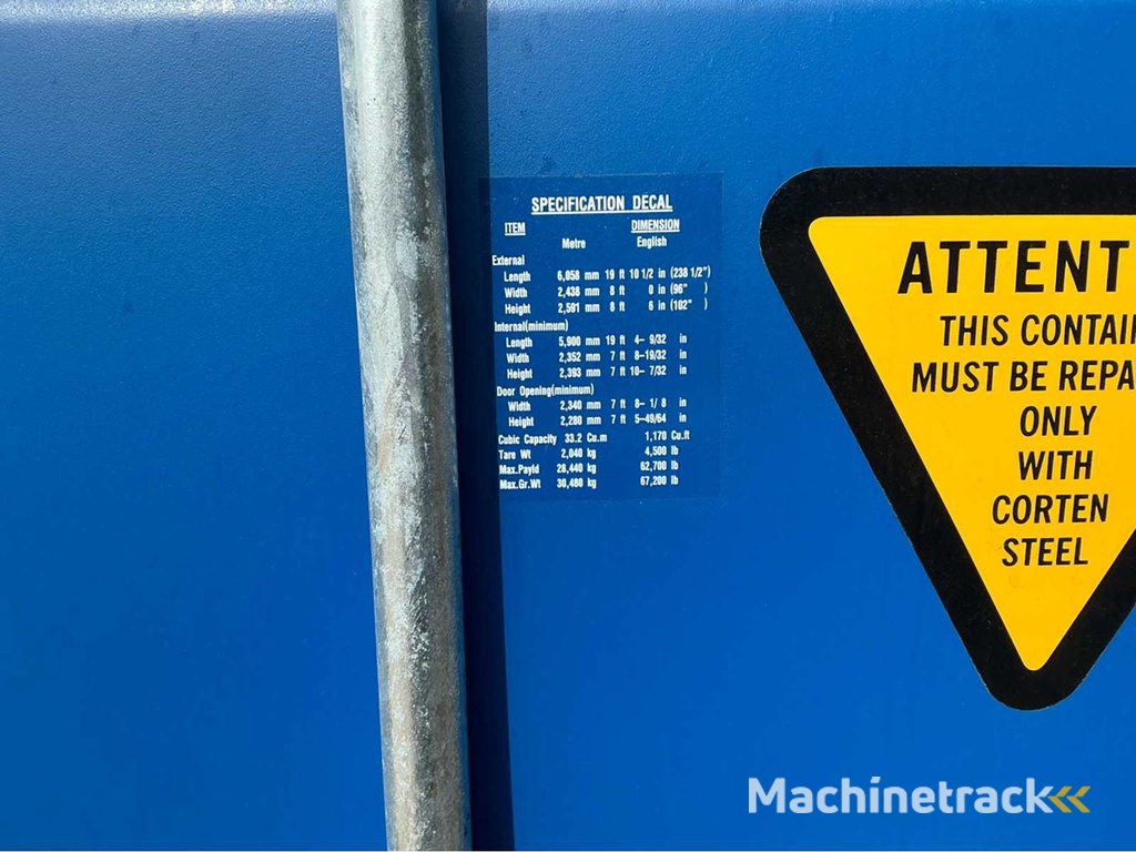 2025 LYNE ZB20Z1 Shipping Container