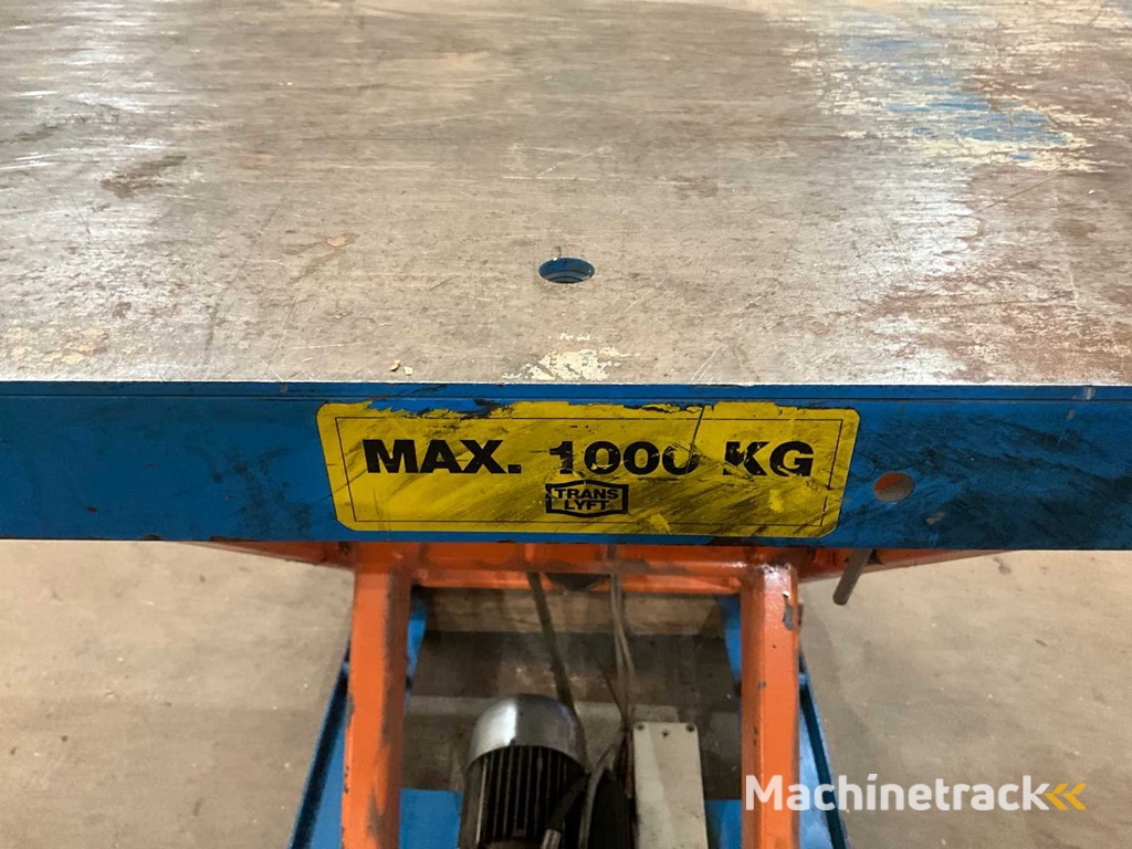 Translyft Hefplateau 130x100x110cm 1000kg