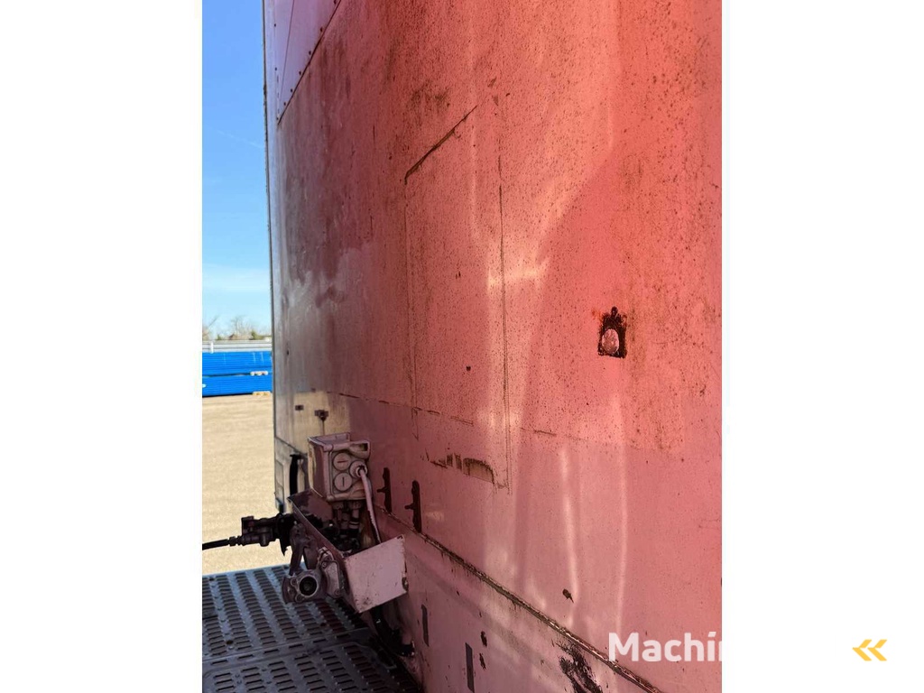 H.T.F. - 2002 - HZP32 - Semi-trailer with closed body with steered rear axle, AMA tail lift 14 meters OG-13-ZV