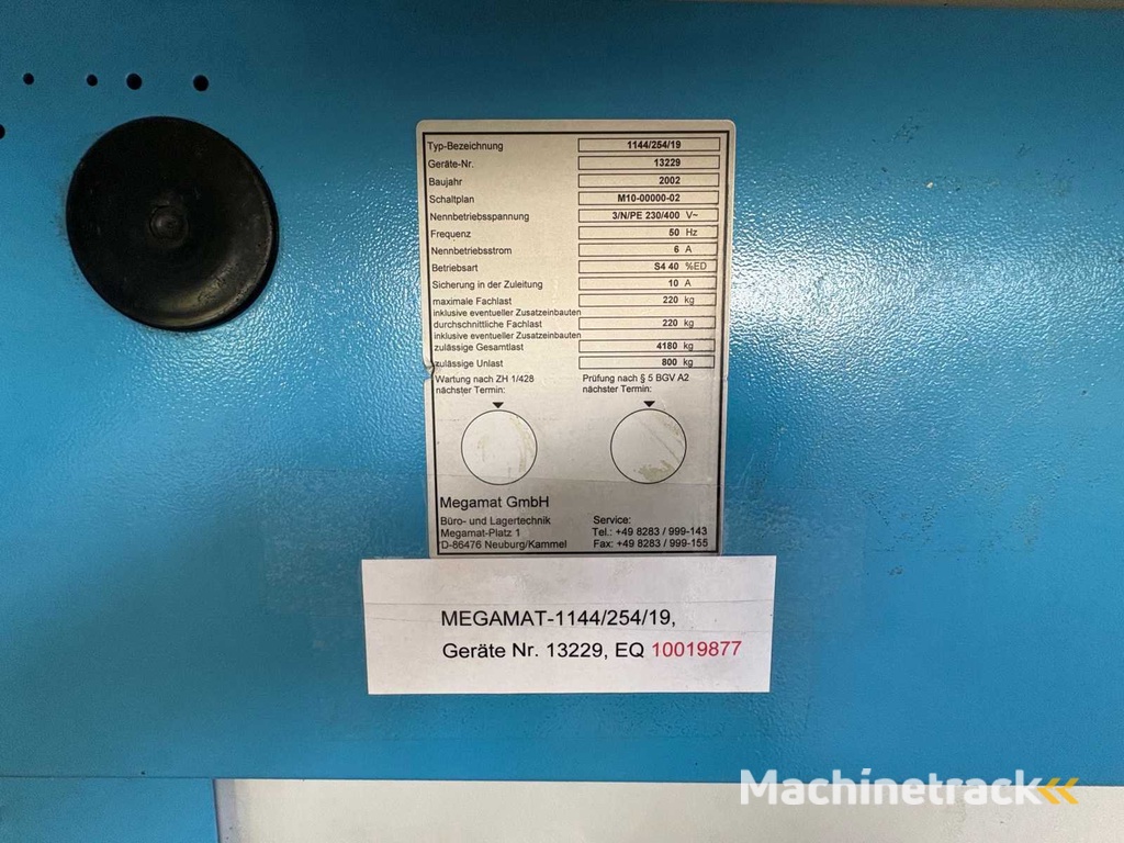 MEGAMAT - 1144/254/19 - Verticaal circulerend lager