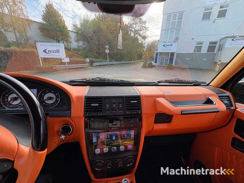 Mercedes-Benz G 500 BRABUS Umbau – V8 – Allrad – Vollleder Orange – Unikat (2003)