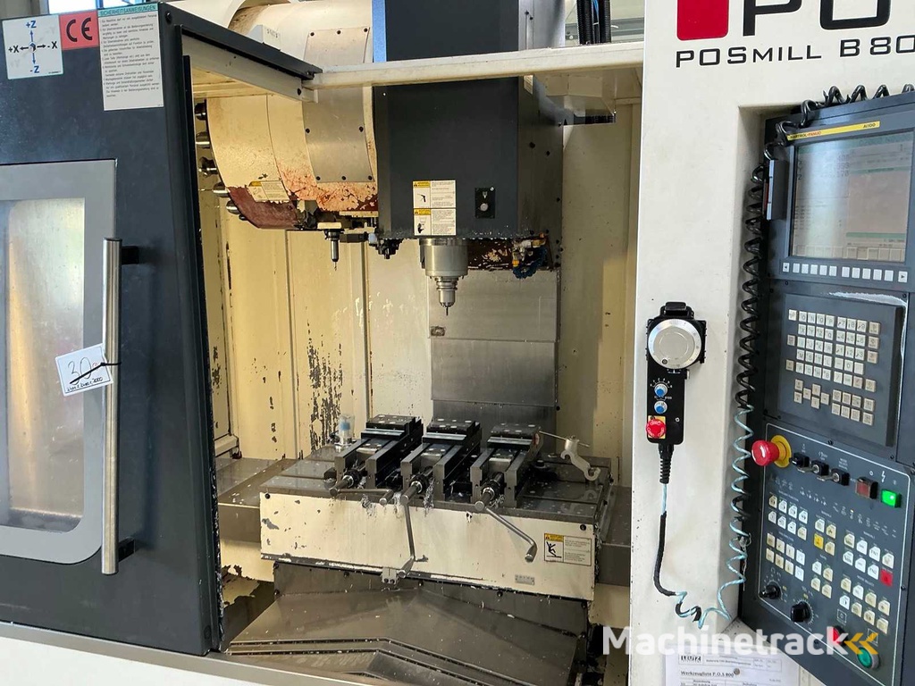 POSMILL B800 CNC Vertical Machining Center (2010)