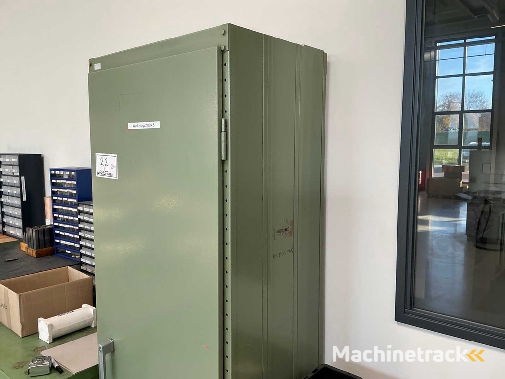 Lots of machine tools and accessories with workshop cabinet