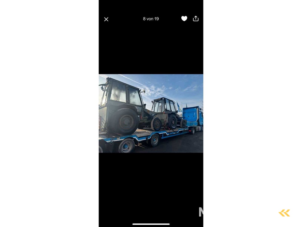 JCB - 3CX - 2-wiel aangedreven tractor (2x)