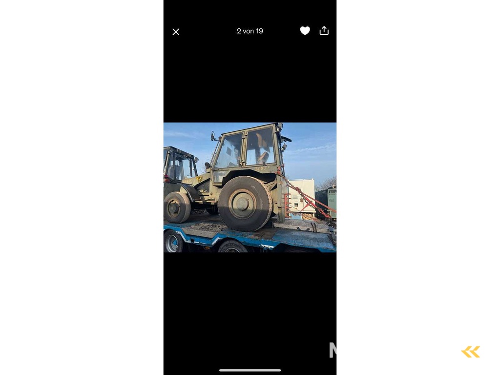 JCB - 3CX - 2-wiel aangedreven tractor (2x)