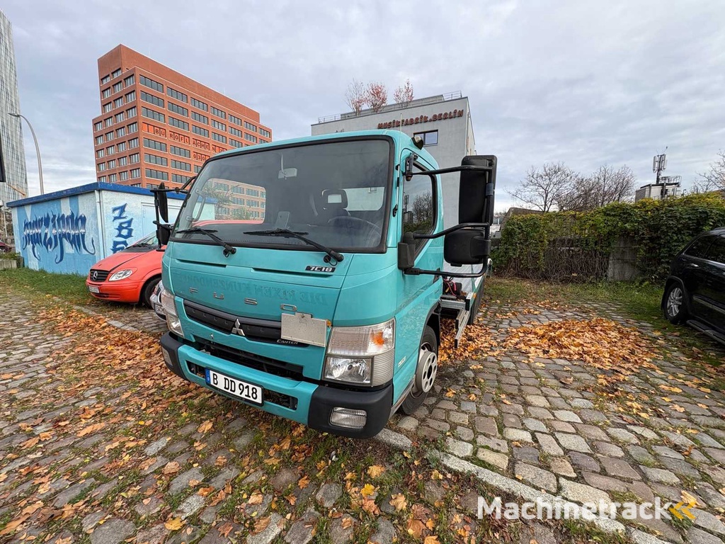 Mitsubishi Fuso Canter 7C18 – 7,5 t – Euro 6 – Abschleppfahrzeug mit Plateau – 136.000 km